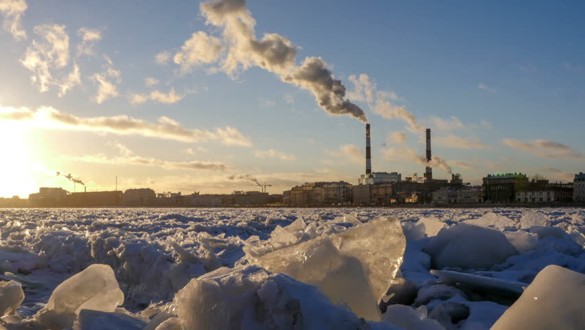 Winter city. St. Petersburg. Russia
