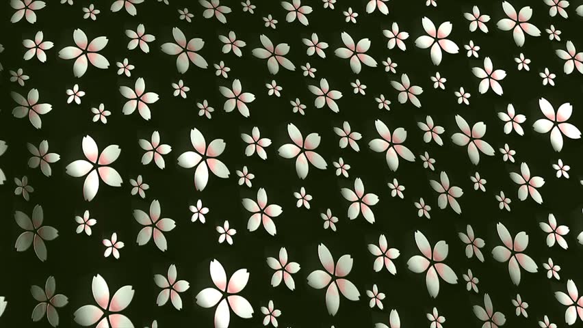 Waving pattern for background, Sakura.

