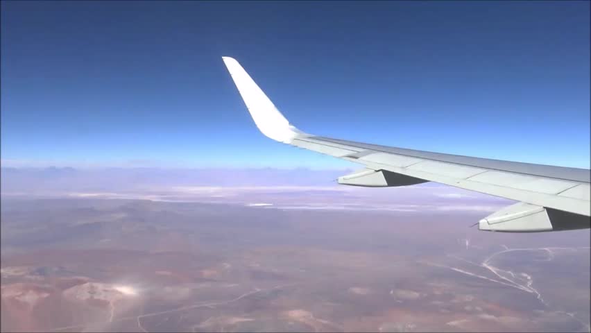 Amazing aerial view of Atacama desert from airplane in Chile | Shutterstock HD Video #22169515