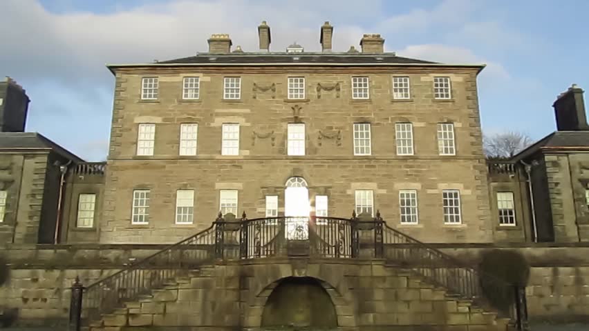 Pollok House, Glasgow, Scotland,  built in 1752, designed by William Adam, ancestral home of Maxwell and Jardine families, located in Pollok Country Park