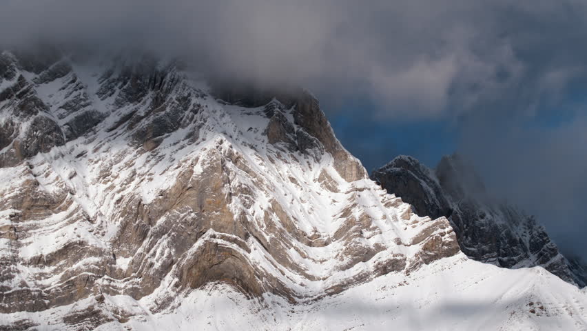 Cascade Mountain and water tower at the town of Banff in Alberta, Canada