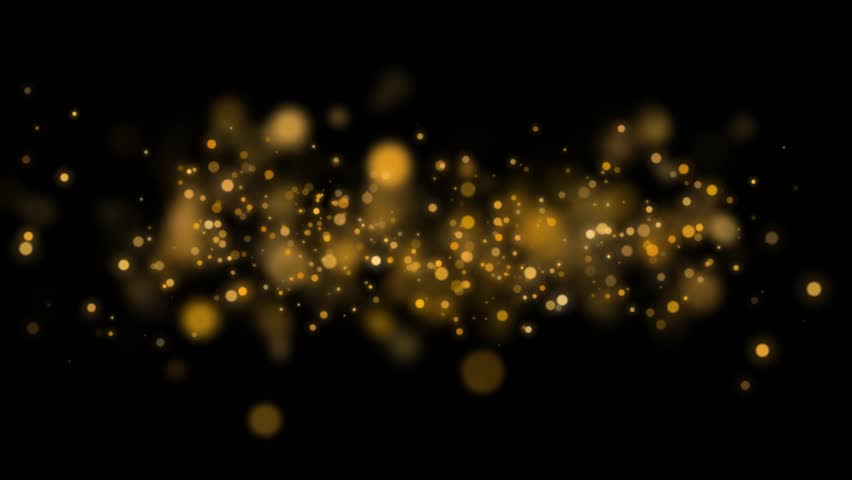 Magical Golden Sparks Black Background Arkivvideomateriale 100 Royaltyfritt Shutterstock