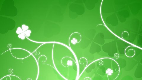 Loopable animated background perfect for Saint Patricks Day.