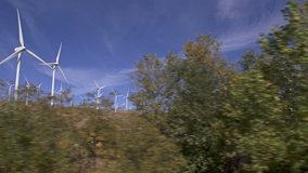 Large wind farm in California.