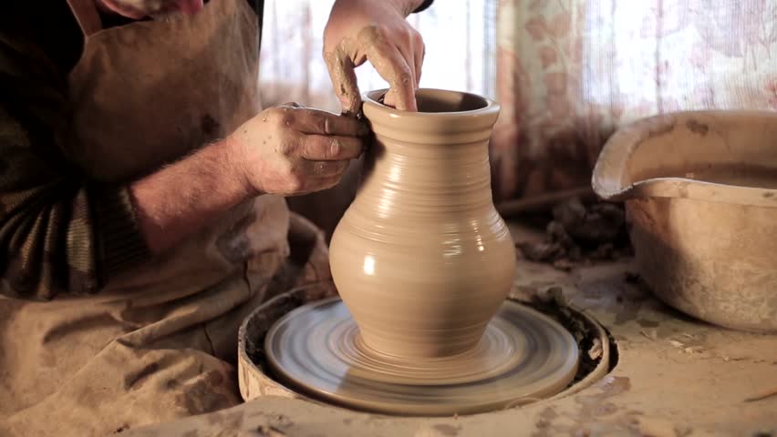 Traditional Pottery Making, Close up Stock Footage Video (100%  Royalty-free) 22202137 | Shutterstock