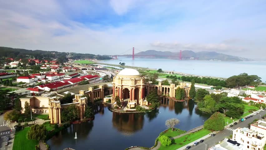 Aerial view of San Francisco Palace of Fine Arts Theatre 4
