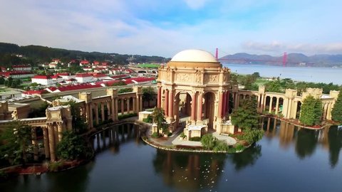 Aerial view of San Francisco Palace of Fine Arts Theatre 3