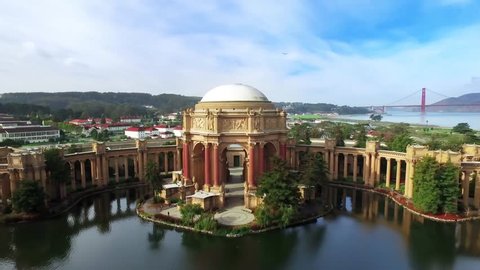 Aerial view of San Francisco Palace of Fine Arts Theatre 7