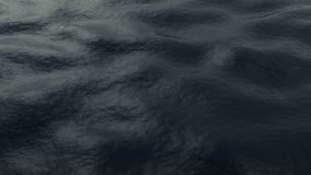4K Animation of Ocean or Sea Surface. Ultra HD 3840x2160 Video Clip