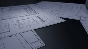 Wood frame making house on architectural design plan paper. - Powered by Shutterstock - Get 15% off with code: PIKWIZARD15