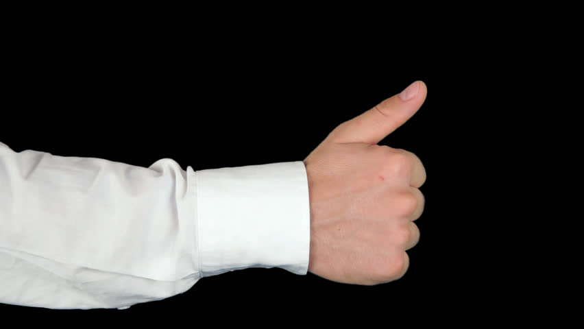 Set of hand gestures, Alpha Channel