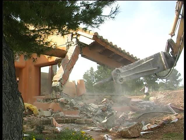 Building site, House demolition