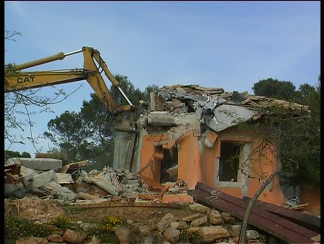 Building site, House demolition