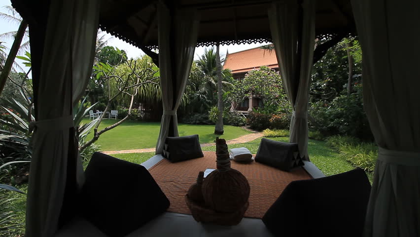 Stabilized shot : Resort in Thailand.