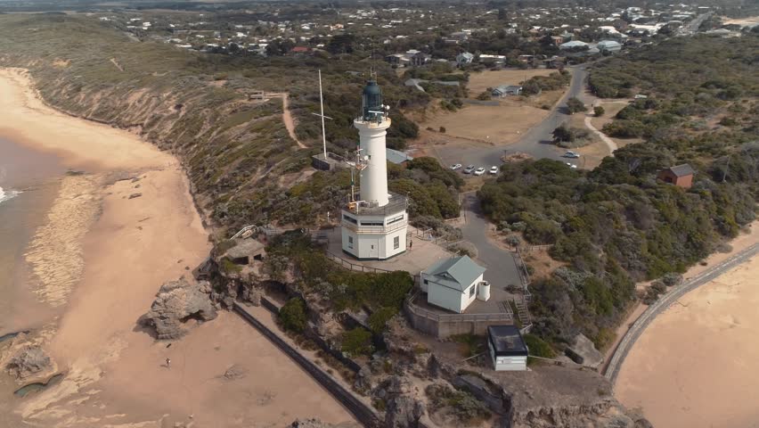 Lighthouse aerial - Point Lonsdale.
