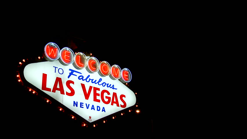 Las Vegas Sign at Night - 2012