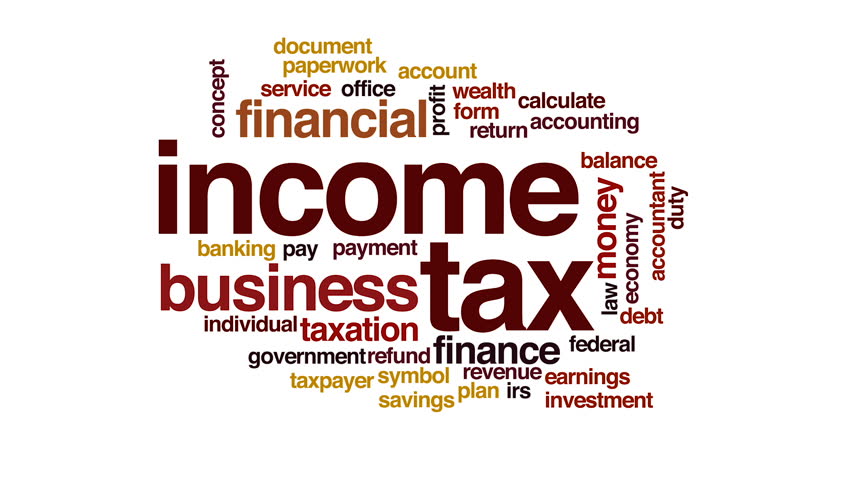 Income Tax Animated Word Cloud. Stock Footage Video (100% Royalty-free) 22307110 | Shutterstock