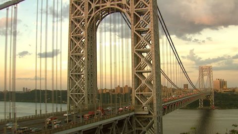 George Washington Bridge, Time Lapse Video HD