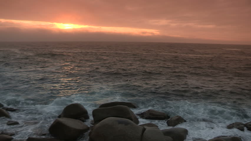 Pan of Bantry Bay, Cape Town at sunset