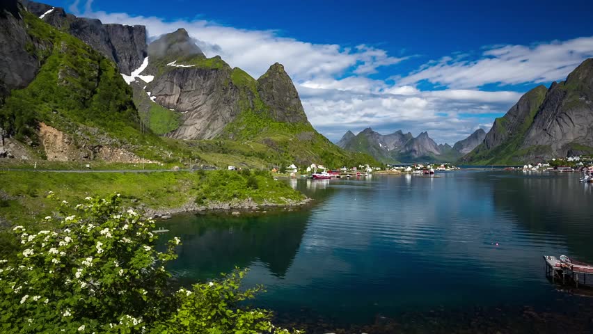 Lofoten is an archipelago in the county of Nordland, Norway. Is known for a distinctive scenery with dramatic mountains and peaks, open sea and sheltered bays, beaches and untouched lands.