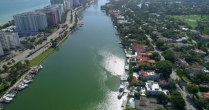 Helicopter tour over Miami Beach 4k 60p