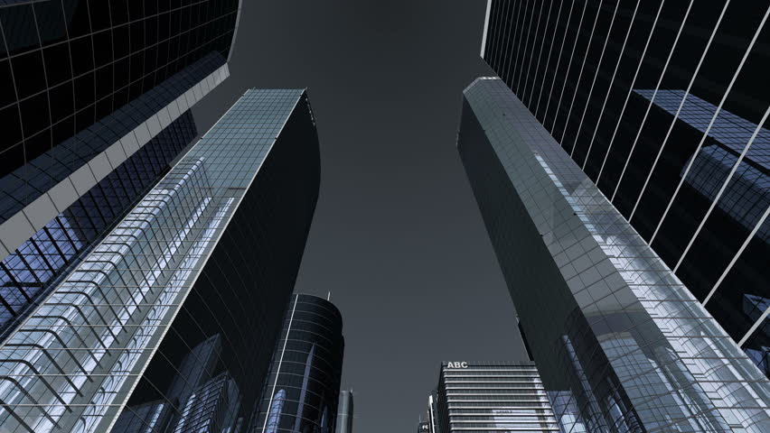 Skyscrapers and buildings.