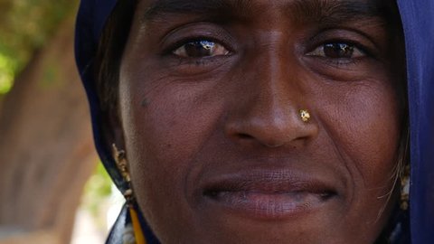 Closeup of Indian Woman