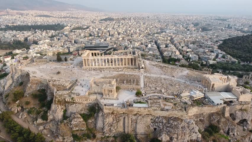 4k Drone Shot of Athens Stock Footage Video (100% Royalty-free ...