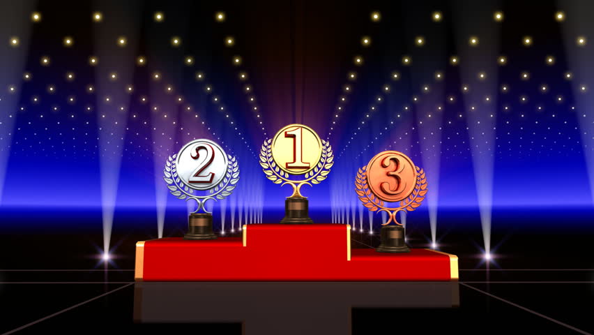 Podium Prize Trophy Medal.