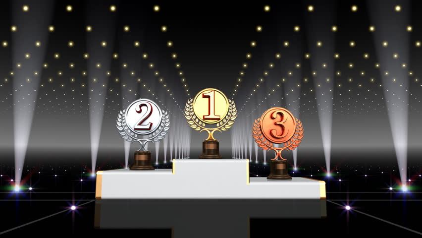Podium Prize Trophy Medal.