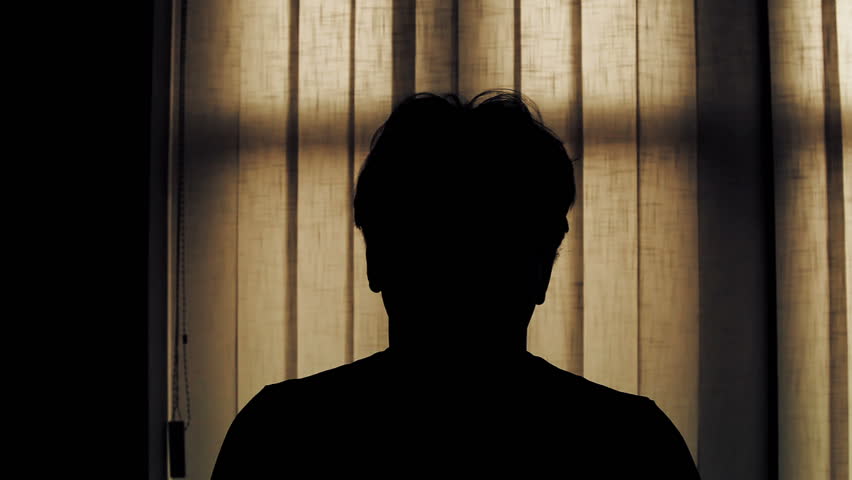 Hiding in shadow. Hiding in shadow