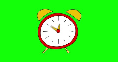 Clock Alarm Cartoon Ringing Animation Stock Footage Video 100 Royalty Free Shutterstock