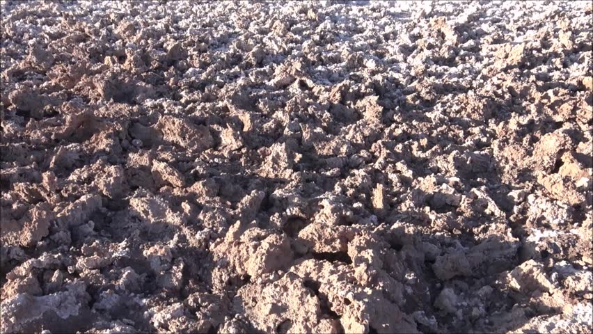 Landscape of lake and salt flats in Atacama desert Chile