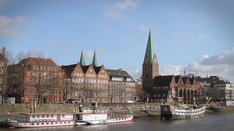 Bremen on the Weser River
