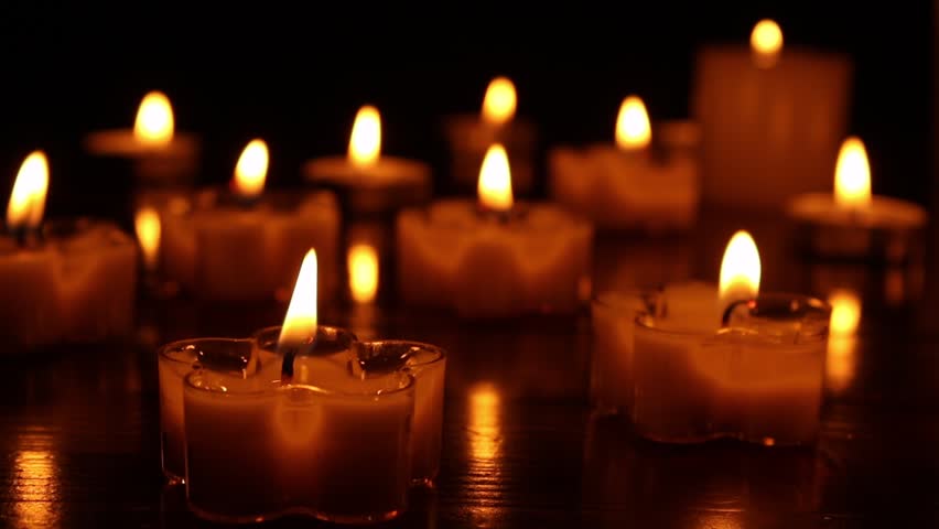 table candle lights