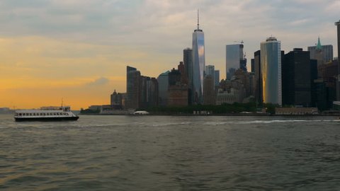 New York City Sunset From the East River