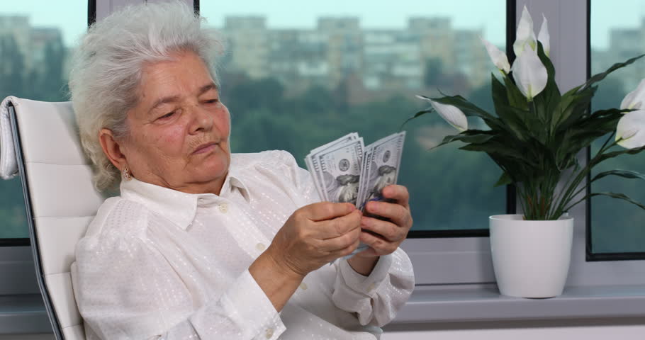 Old Woman Count Money American Stock Footage Video (100% Royalty-free)  22516891 | Shutterstock