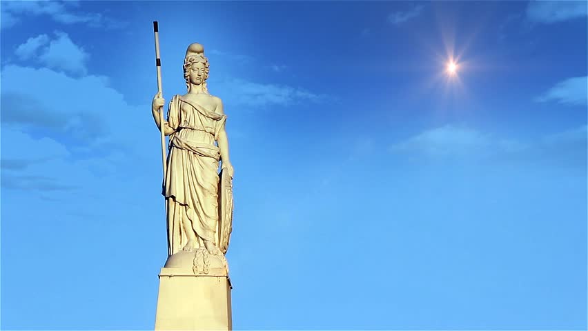 Allegorical Figure atop the Pyramid of May, Plaza de Mayo, Buenos Aires, Argentina