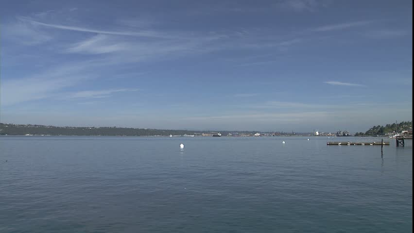 Tacoma waterfront into Mt. Rainer in Distance