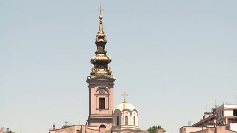 Belgrade, Serbia. Circa May 2012: Cathedral Church of St. Michael the Archangel in Belgrade