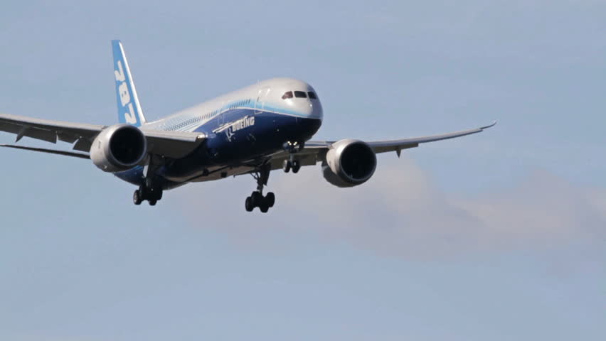 OSLO, NORWAY - MAY 3: Boeing 787 Dreamliner on its Europe Tour on May 3, 2012