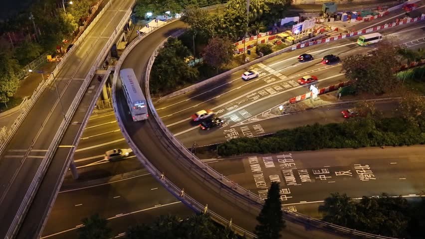 Bank of China Tower  time-lapse