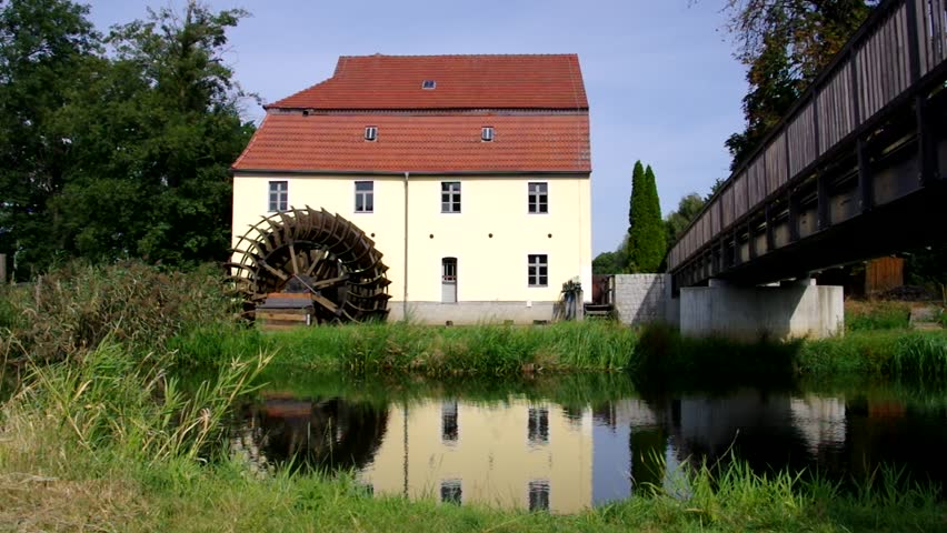 the old watermill in Plessa, Lusatia