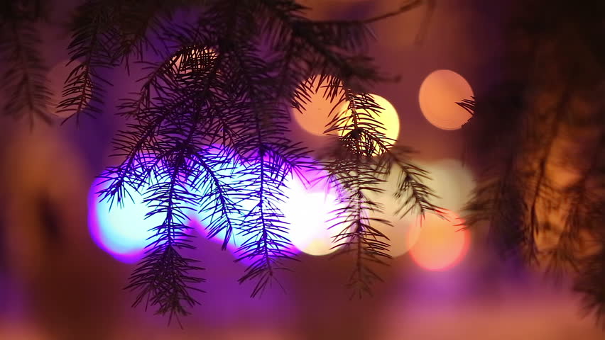 night city lights seen through tree branches - Powered by Shutterstock - Get 15% off with code: PIKWIZARD15