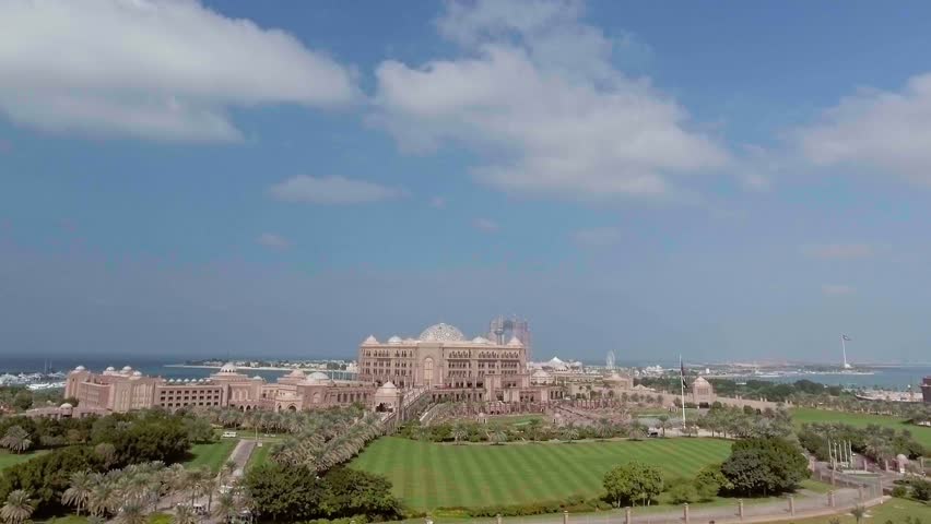 Emirates Palace in Abu Dhabi.