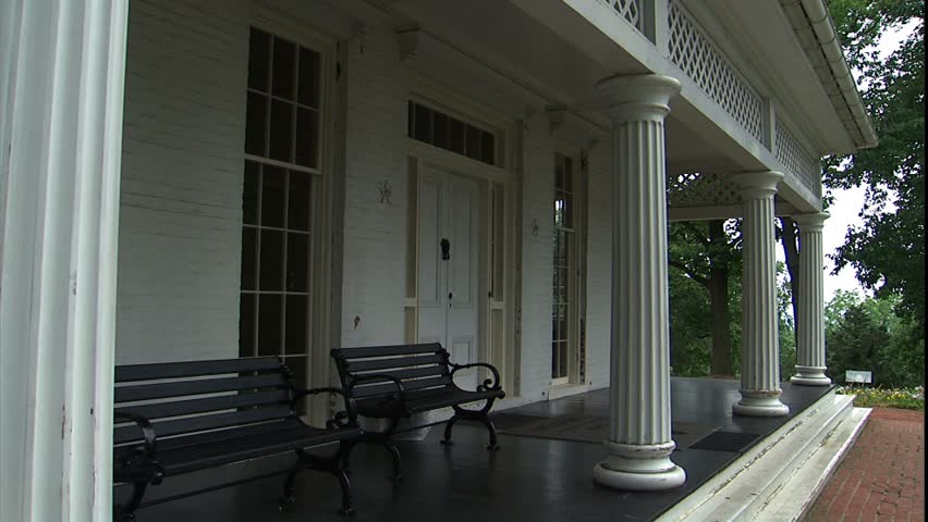 front porch of Frederick Douglas home