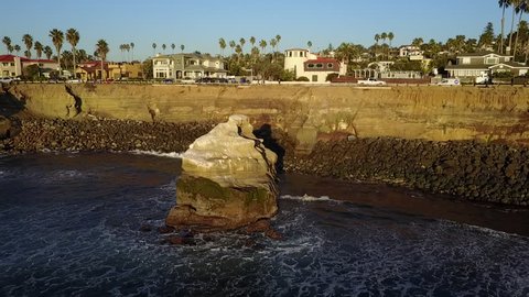 San Diego Sunset Cliffs Drone