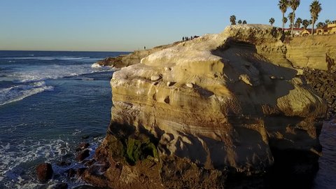 San Diego Sunset Cliffs Drone