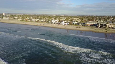 San Diego Ocean Beach Drone