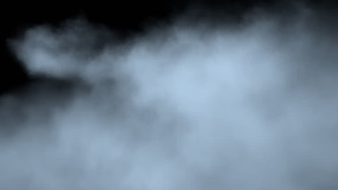 Passage through the fog/steam/smoke isolated on black with alpha channel. Production quality footage for digital compositing.